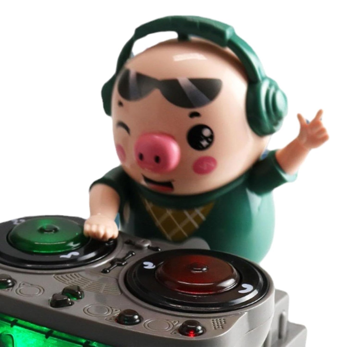 DJ Light Music Dancing Piggy