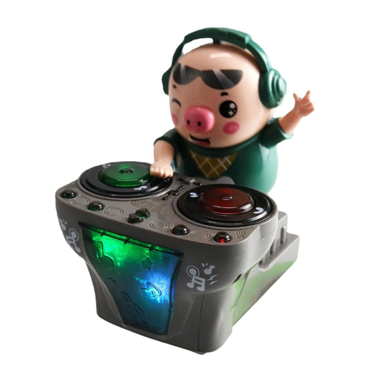 DJ Light Music Dancing Piggy