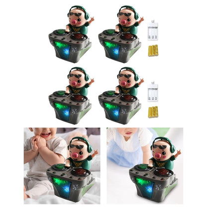 DJ Light Music Dancing Piggy