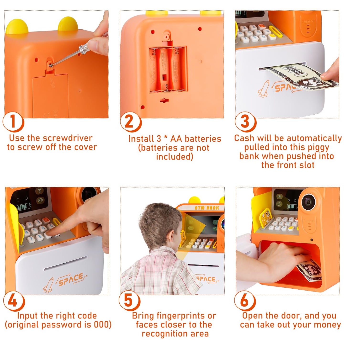 Piggy Savings Bank with ATM Card